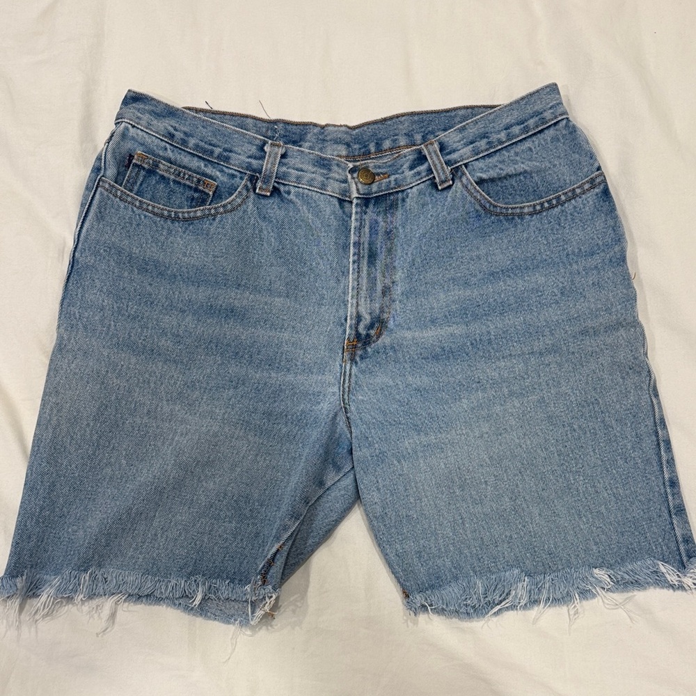 Tommy Hilfiger Denim Blue Cutoff Shorts